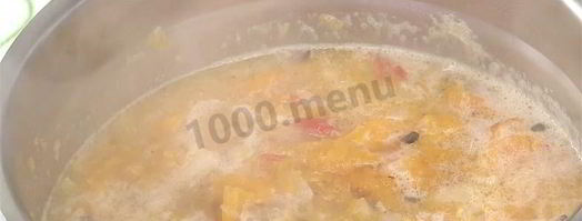 витаминный суп пюре из тыквы с чили. Шаг 8