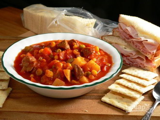 Рецепт супа-рагу с говядиной