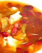 Суп с фасолью и курицей