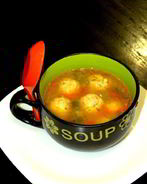 Суп с фрикадельками и спаржей