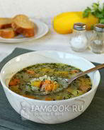 Суп с кабачками и рисом