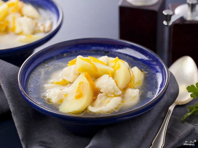 Рецепт супа с клецками в мультиварке