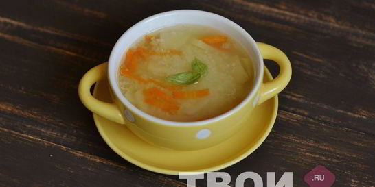 Суп с курицей и кускусом