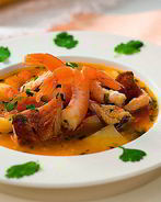 Суп с морским окунем