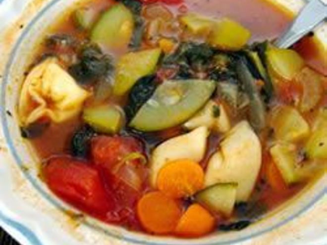 Рецепт супа с тортеллини