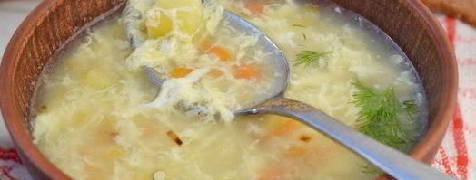 суп с яйцом. Шаг 12