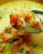 Суп сливочный с креветками в мультиварке