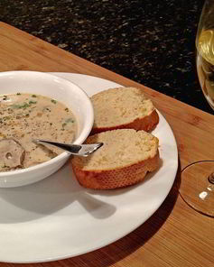 Суп со сливками и грибами