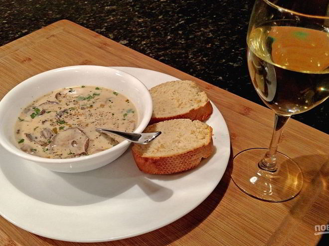 Рецепт супа со сливками и грибами