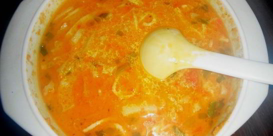 Суп в микроволновке