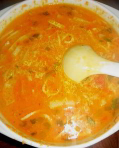 Суп в микроволновке