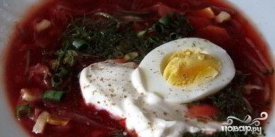 Свекольник холодный