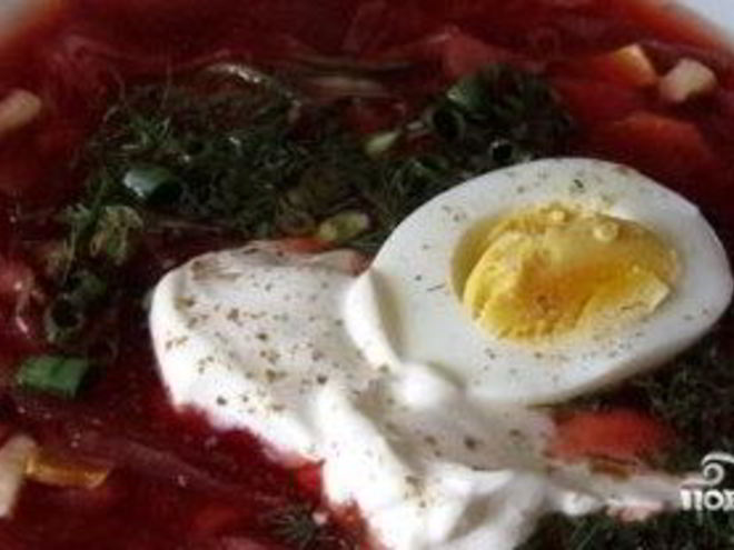 Рецепт свекольника холодного