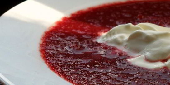 Свекольный постный крем-суп