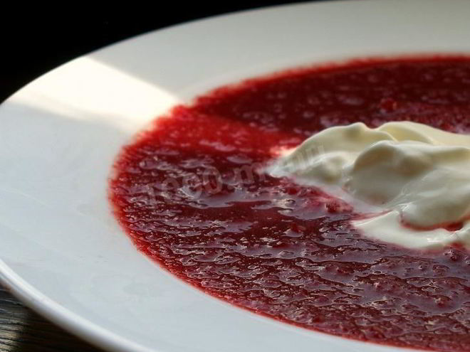 Рецепт свекольного постного крема-супа