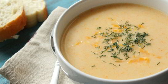 Сырный суп по-французски