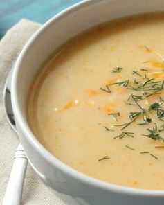 Сырный суп по-французски