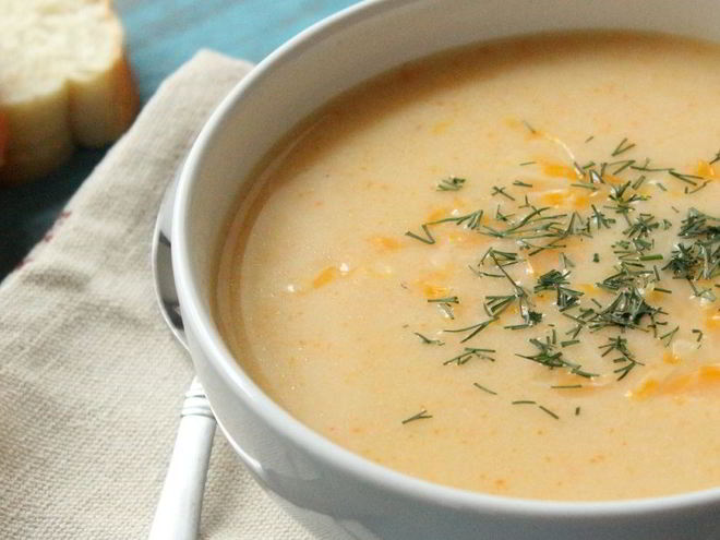 Рецепт сырного супа по-французски