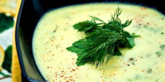 Сырный суп-пюре