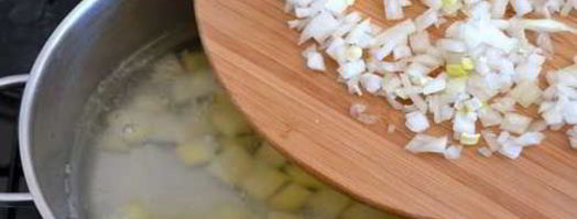 сырный суп с фрикадельками. Шаг 7