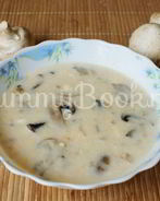 Сырный суп с грибами