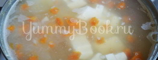 сырный суп с грибами. Шаг 6
