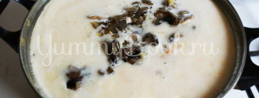 сырный суп с грибами. Шаг 8