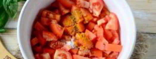 томатный суп из печки с базиликом. Шаг 6