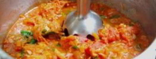 томатный суп с мидиями. Шаг 7