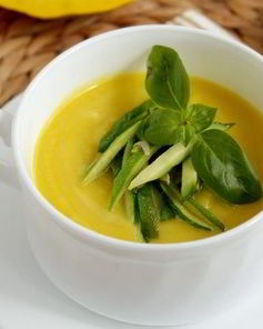 Тыквенный суп с цукини