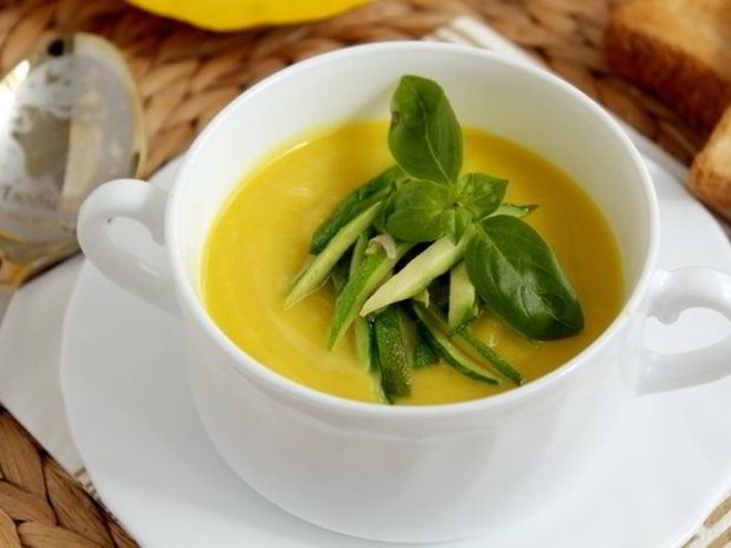 Рецепт тыквенного супа с цукини