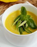 Тыквенный суп с цукини