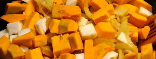 тыквенный суп с яблоками. Шаг 4