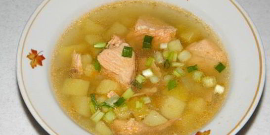 Уха из семги