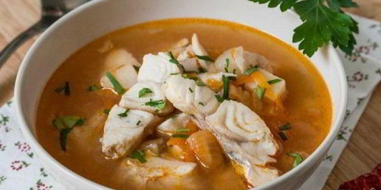 Уха из судака