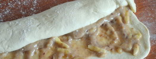 банановые слойки с финиками. Шаг 3