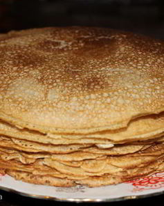 Ароматные блинчики с ржаной мукой