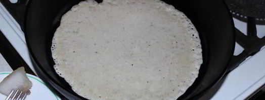 ароматные блинчики с ржаной мукой. Шаг 12