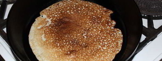 ароматные блинчики с ржаной мукой. Шаг 13