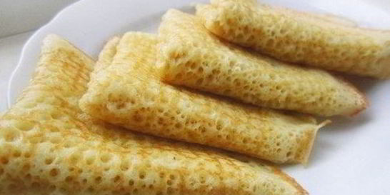 Блинчики Ажурные на кефире и молоке