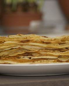 Блинчики ажурные со сметаной