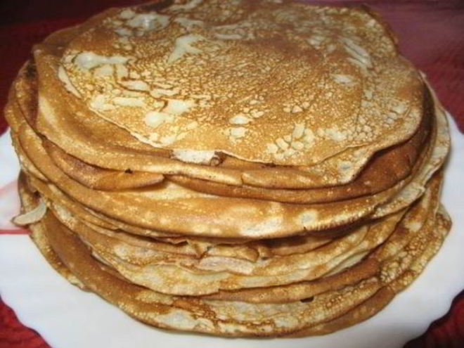 Рецепт блинчиков без масла для жарки