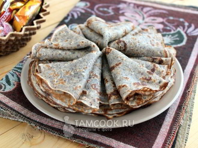 Рецепт блинчиков из черемуховой муки