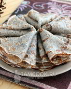 Блинчики из черемуховой муки