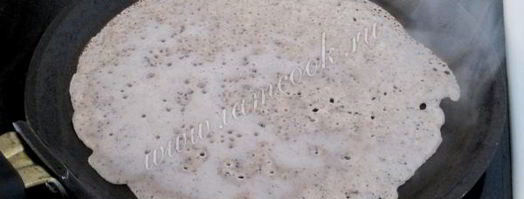 блинчики из черемуховой муки. Шаг 12