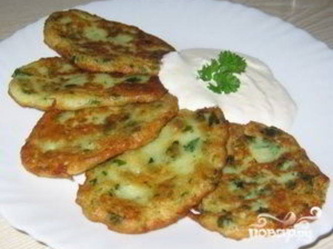 Рецепт блинчиков из кабачков