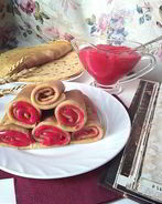 Блинчики Любимые с ягодным курдом