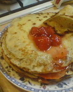 Блинчики на минералке