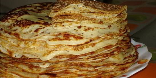Блинчики на ряженке тонкие