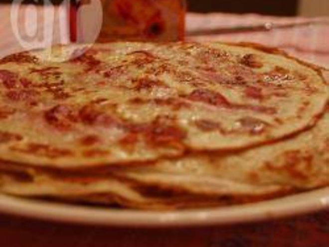 Рецепт блинчиков с беконом